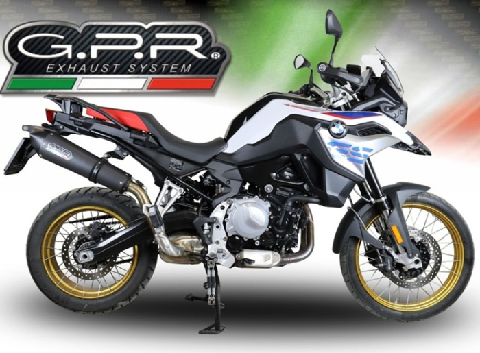 Slip-on exhaust GPR NEW GRAND PRIX EVO BLACK TITANIUM E5.BM.94.GPAN.BLT Titanium Matte Black including removable db killer and link pipe [4]