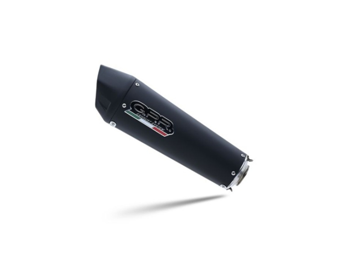 Slip-on exhaust GPR NEW GRAND PRIX EVO BLACK TITANIUM E5.D.139.GPAN.BLT Titanium Matte Black including removable db killer and link pipe [3]