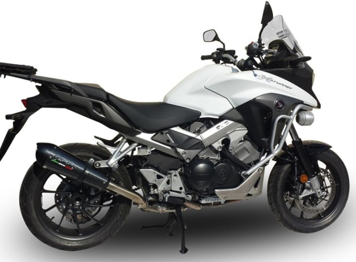 Slip-on exhaust GPR NEW GRAND PRIX EVO POPPY H.197.GPAN.PO Carbon look including removable db killer and link pipe [4]