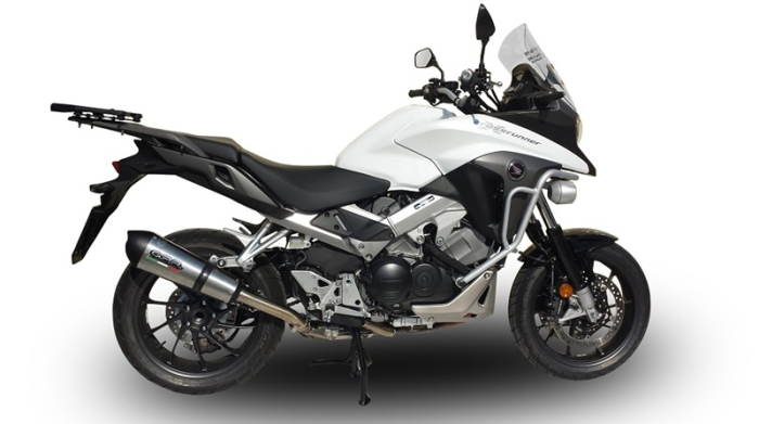 Slip-on exhaust GPR NEW GRAND PRIX EVO TITANIUM E4.241.GPAN.TO Brushed Titanium including removable db killer and link pipe [7]