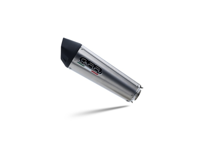 Slip-on exhaust GPR NEW GRAND PRIX EVO TITANIUM E4.241.GPAN.TO Brushed Titanium including removable db killer and link pipe [5]