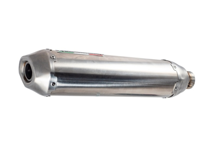 Slip-on exhaust GPR Pentacross Inox PNT.MX.75.IO Brushed Stainless steel including link pipe [5]