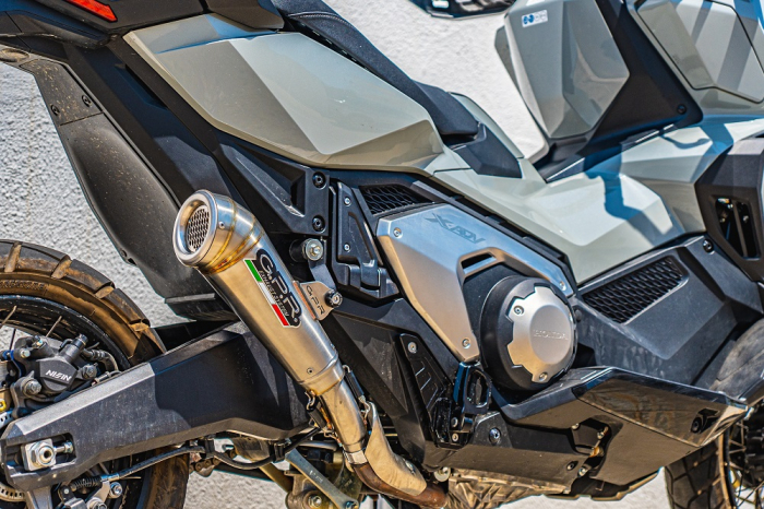 Slip-on exhaust GPR POWERCONE EVO E4.H.245.PCEV Brushed Stainless steel including removable db killer and link pipe [5]