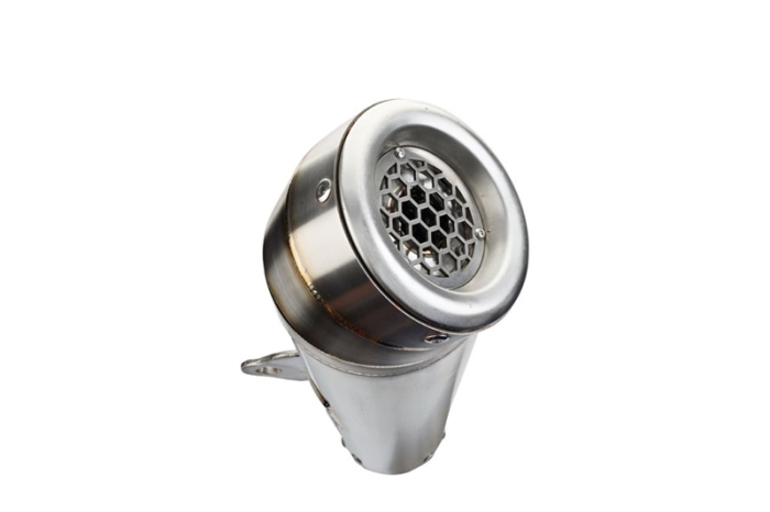 Slip-on exhaust GPR POWERCONE EVO E5.VO.2.1.PCEV Brushed Stainless steel including removable db killer and link pipe [6]