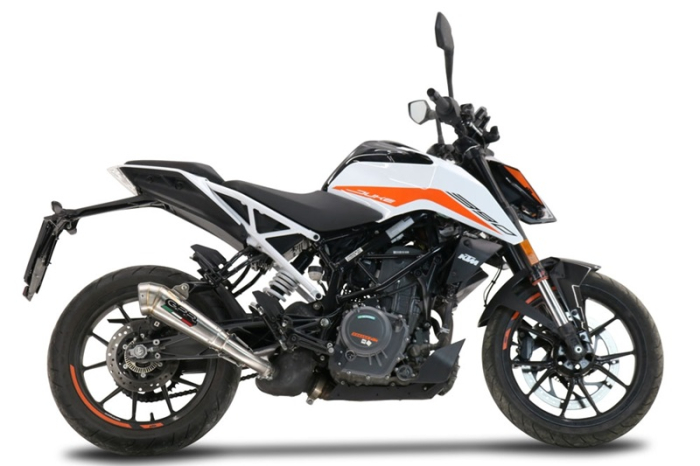 Slip-on exhaust GPR POWERCONE EVO KT.209.1.PCEV Brushed Stainless steel including removable db killer and link pipe [6]