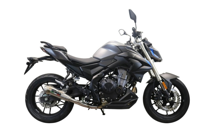 Slip-on exhaust GPR POWERCONE EVO VO.2.1.RACE.PCEV Brushed Stainless steel including link pipe [6]