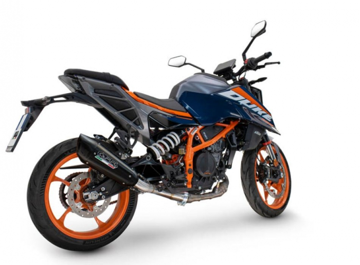 Slip-on exhaust GPR ROAD-STRADA KT.109.1.GPRBLTIT Titanium Matte Black including removable db killer and link pipe [3]