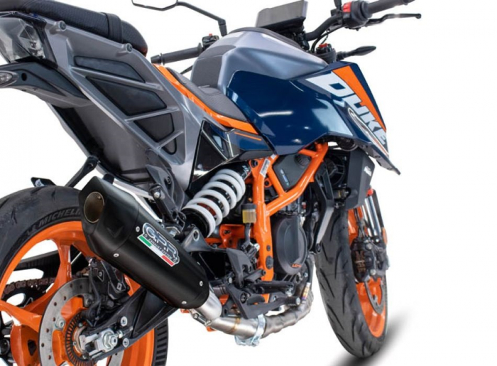 Slip-on exhaust GPR ROAD-STRADA KT.109.1.GPRBLTIT Titanium Matte Black including removable db killer and link pipe [4]