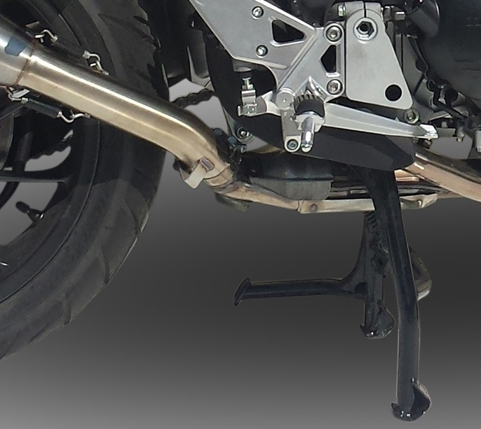 Slip-on exhaust GPR SATINOX E4.H.241.SAT Brushed Stainless steel including removable db killer and link pipe [6]