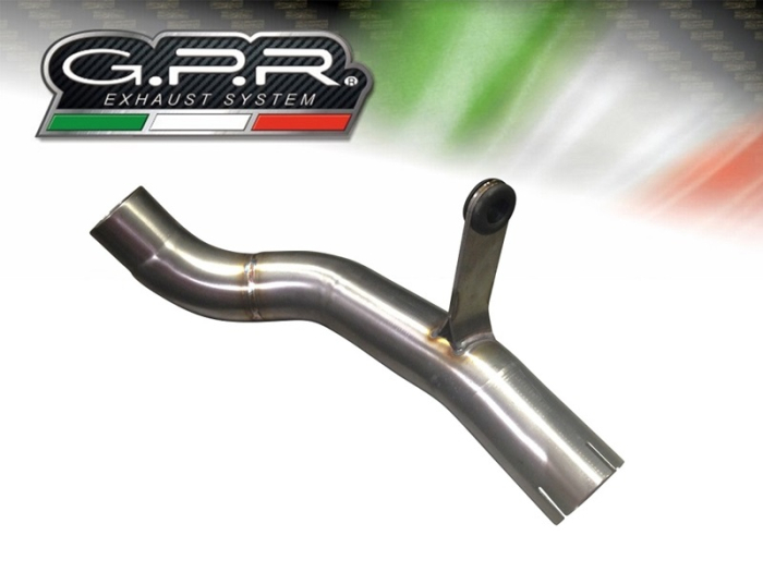 Slip-on exhaust GPR SATINOX E5.BM.94.SAT Brushed Stainless steel including removable db killer and link pipe [6]
