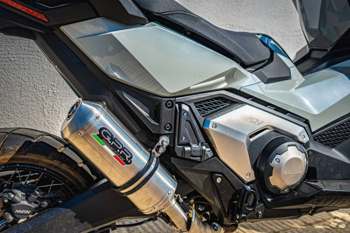 Slip-on exhaust GPR SATINOX HON.269.SAT Brushed Stainless steel including removable db killer and link pipe [5]