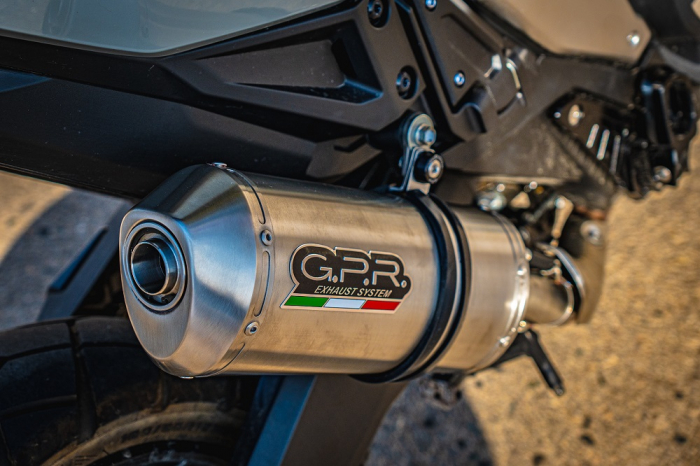 Slip-on exhaust GPR SATINOX HON.269.SAT Brushed Stainless steel including removable db killer and link pipe [6]