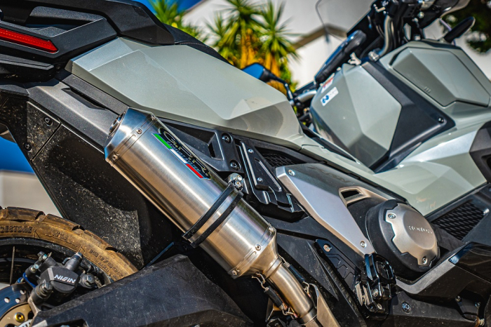 Slip-on exhaust GPR SATINOX HON.269.SAT Brushed Stainless steel including removable db killer and link pipe [8]