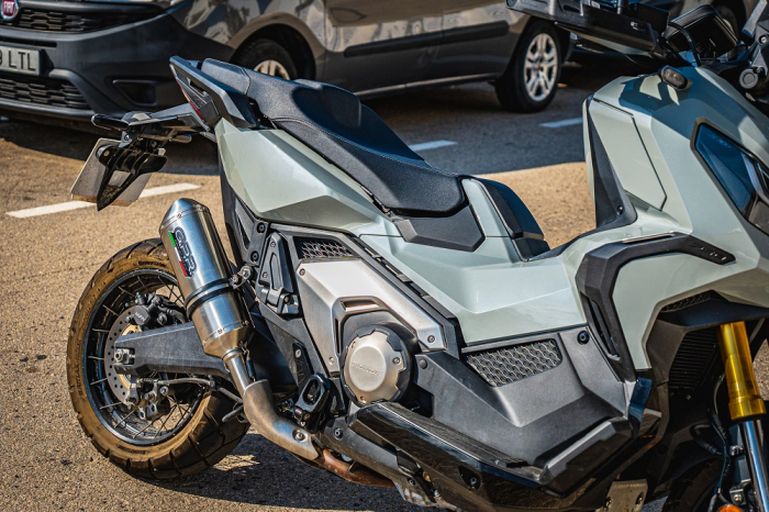 Slip-on exhaust GPR SATINOX HON.269.SAT Brushed Stainless steel including removable db killer and link pipe [7]