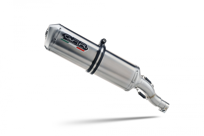 Slip-on exhaust GPR SATINOX H.268.RACEDB.SAT Brushed Stainless steel including link pipe and removable db killer [2]
