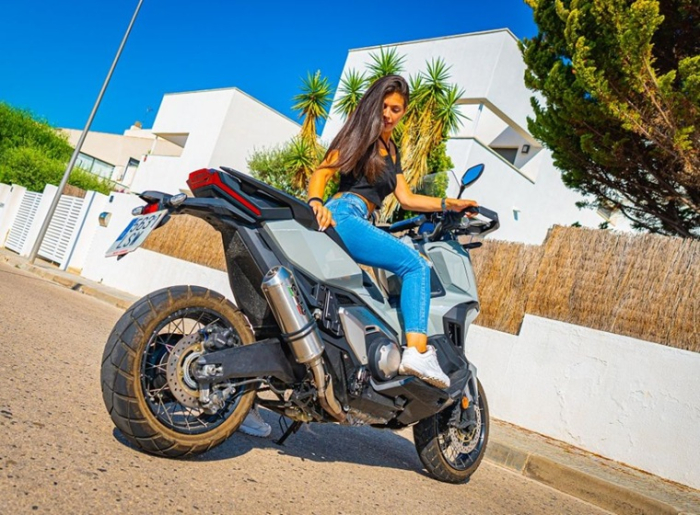 Slip-on exhaust GPR SATINOX HON.262.1.SAT Brushed Stainless steel including removable db killer and link pipe [7]
