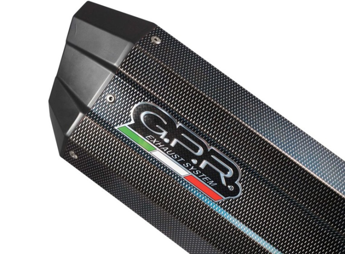 Slip-on exhaust GPR SONIC POPPY E5.BM.107.1.SOPO Brushed Stainless steel including removable db killer and link pipe [4]