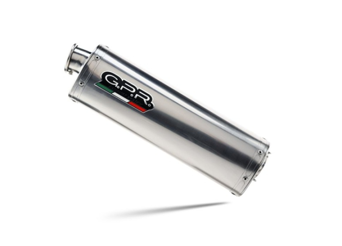Slip-on exhaust GPR TRIOVAL H.226.1.E4.TRI Polished Stainless Steel including removable db killer and link pipe [5]