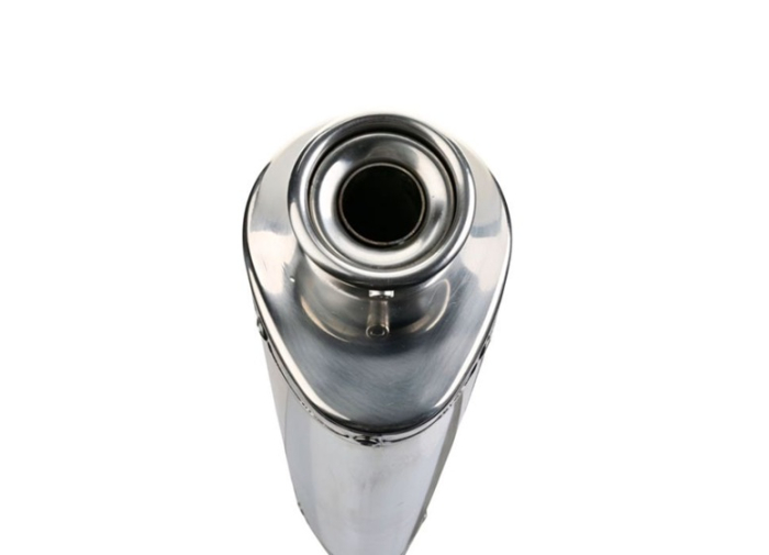 Slip-on exhaust GPR TRIOVAL H.226.1.E4.TRI Polished Stainless Steel including removable db killer and link pipe [3]