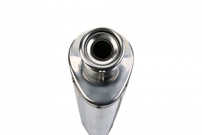 Slip-on exhaust GPR TRIOVAL Y.123.1.TRI Polished Stainless Steel including removable db killer and link pipe [3]
