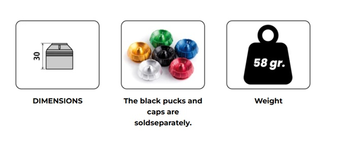 Spare caps PUIG 9420L purple [2]