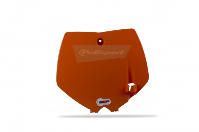 Suport de numar POLISPORT orange KTM [1]