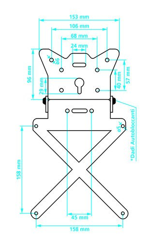 Suport numar de inmatriculare Lampa X-Plate [5]