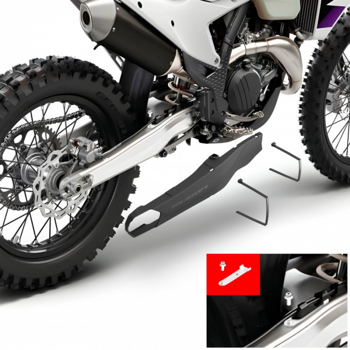 Swingarm Protectors POLISPORT 8499400001 Negru [2]
