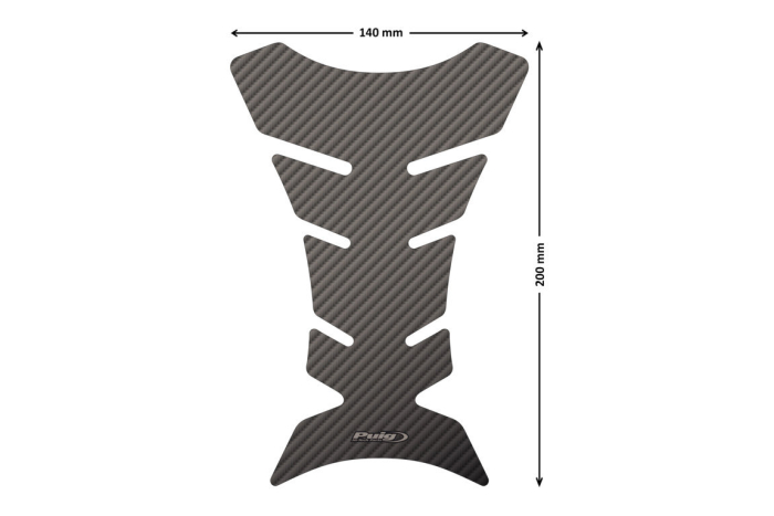 Tank pad PUIG PERFORMANCE 4051C carbon look [2]