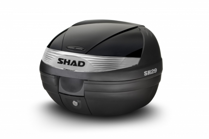 Top case cu capac colorat SHAD SH29 Black metal [1]