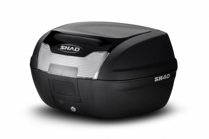 Top case cu capac colorat SHAD SH40 black metal [1]