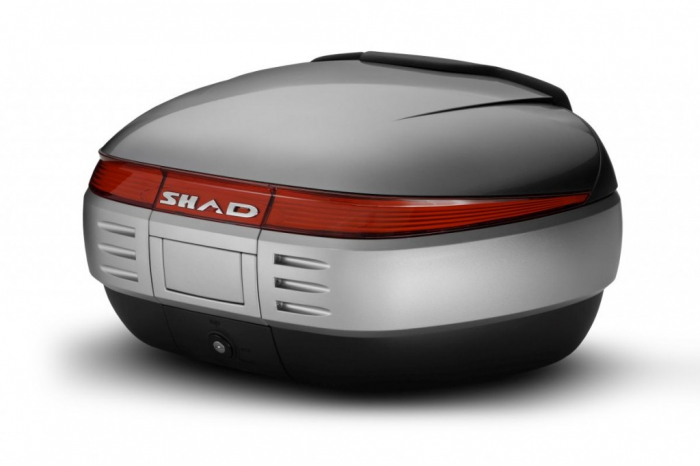 Top case cu capac colorat SHAD SH50 Argintiu [1]
