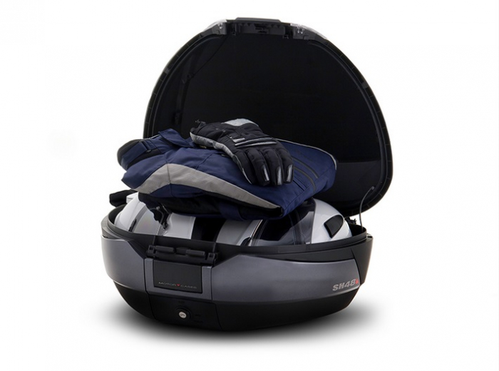 Top case SHAD SH48 Gri inchis with PREMIUM SMART lock [2]
