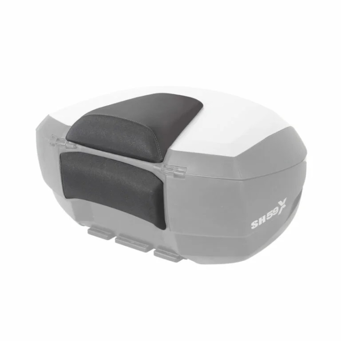 Top case SHAD SH59X D0B59200 negru cu capac de aluminiu (expandable concept) with PREMIUM SMART lock and backrest [6]