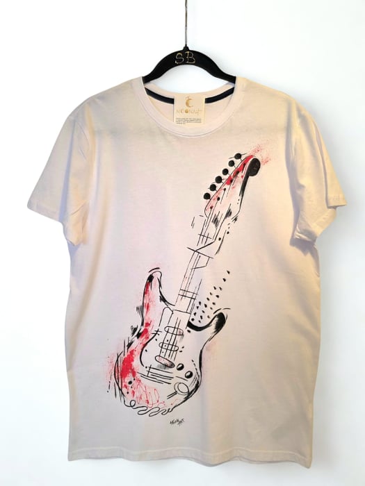Tricou MOONArt Guitar Red [1]