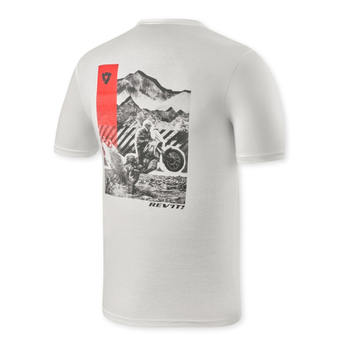 Tricou REV'IT! Eddie, Alb - lichidare stoc! [2]