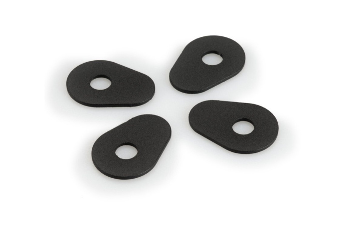 Turn lights plate supports kit PUIG 20867N Negru [2]