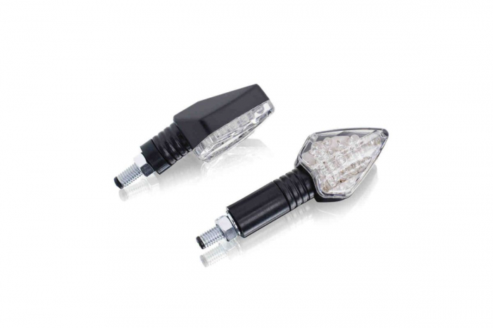 Turn signals PUIG FLECHA 4174W transparent long, homologated [1]