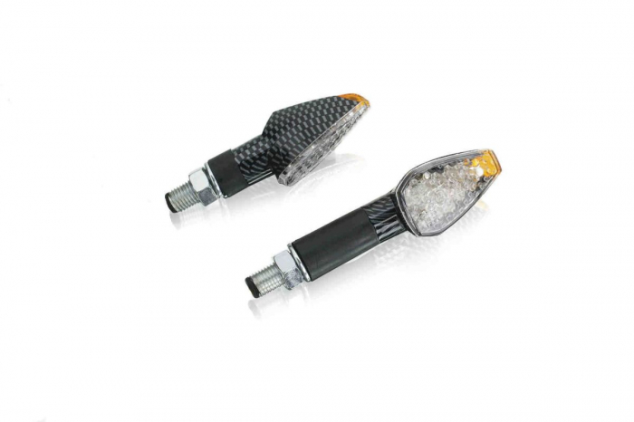 Turn signals PUIG PEAK 4493C carbon look short, homologated [1]