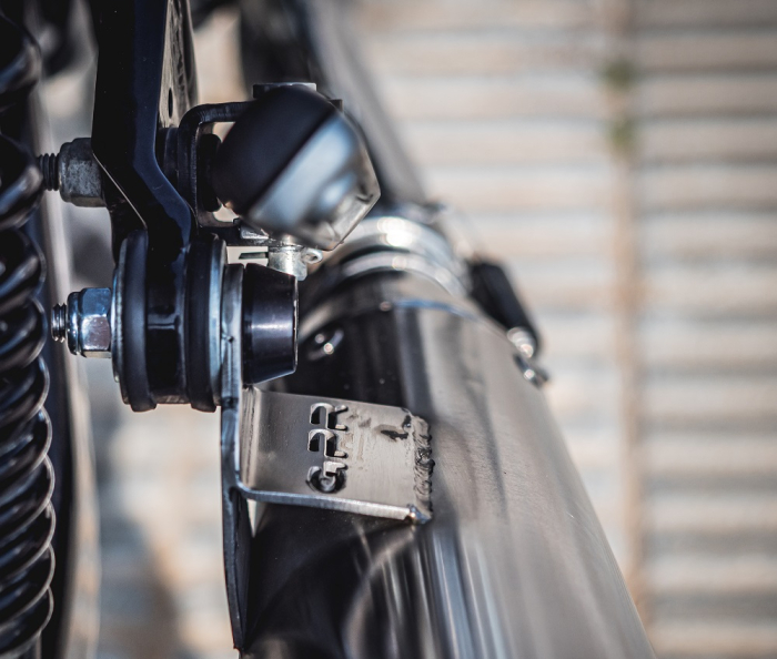 Universal silencer GPR ULTRACONE CAFÉ RACER CAFE.76.ULTRA Brushed Stainless steel [3]
