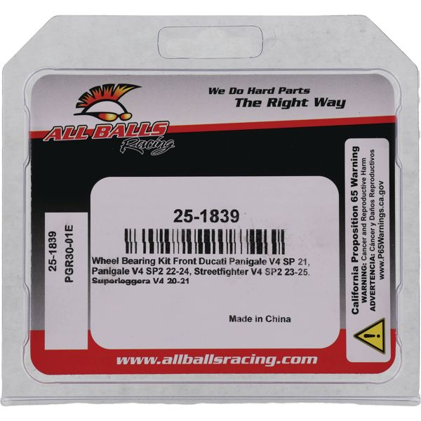Wheel Bearing Kit All Balls Racing 25-1839 [4]