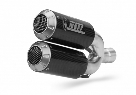 Piese moto - 2 Silencers kit MIVV MK3 D.040.SM3C Carbon