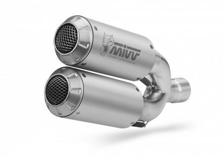 Piese moto - 2 Silencers kit MIVV MK3 D.042.SM3X otel inoxidabil