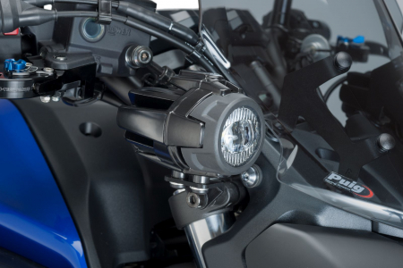 Piese moto - Adapters for auxiliary lights PUIG 3146N Negru set