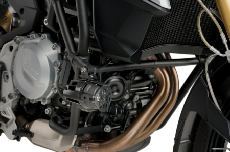 Piese moto - Adaptoare pentru lumini auxiliare PUIG 3642N Negru set