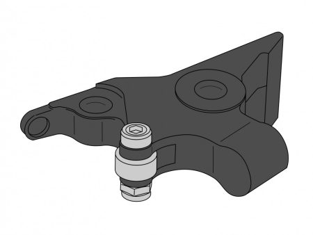 Piese moto - Adaptor maneta frana PUIG 5446N Negru