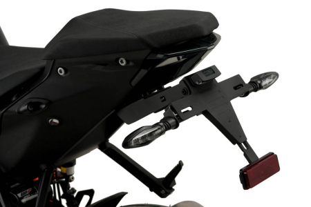 Piese moto - Adjustable license support PUIG 20449N Negru