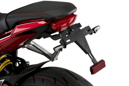 Piese moto - Adjustable license support PUIG 20565N Negru