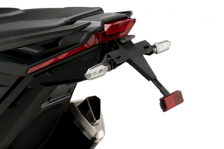 Piese moto - Adjustable license support PUIG 20998N Negru