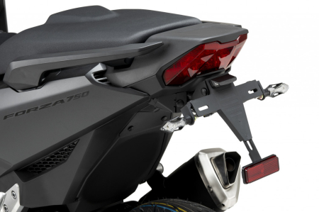 Piese moto - Adjustable license support PUIG 22587N Negru